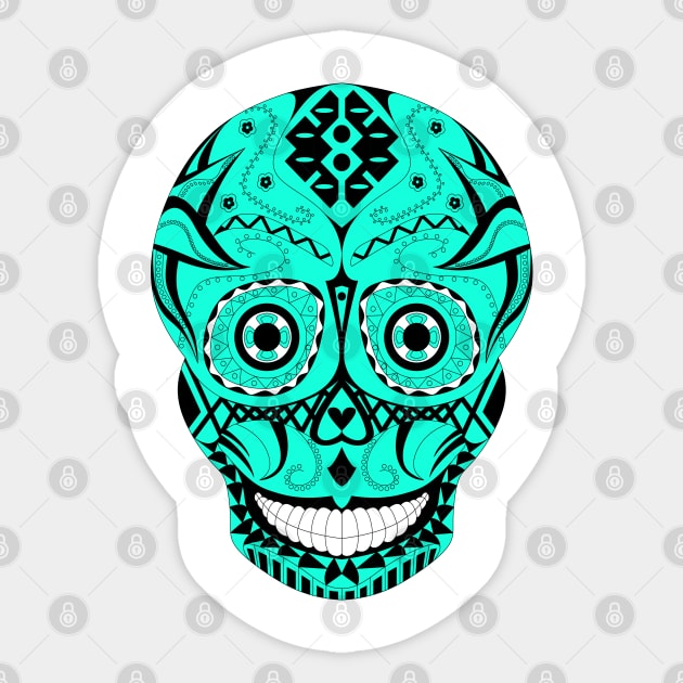 jade skeleton skull candy calavera ecopop Sticker by jorge_lebeau